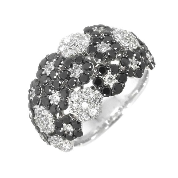 Ponte Vecchio Diamond 1.20ct/0.80ct Ring 18K WG 750 Size5.25(US) 90273655 - Picture 1 of 8